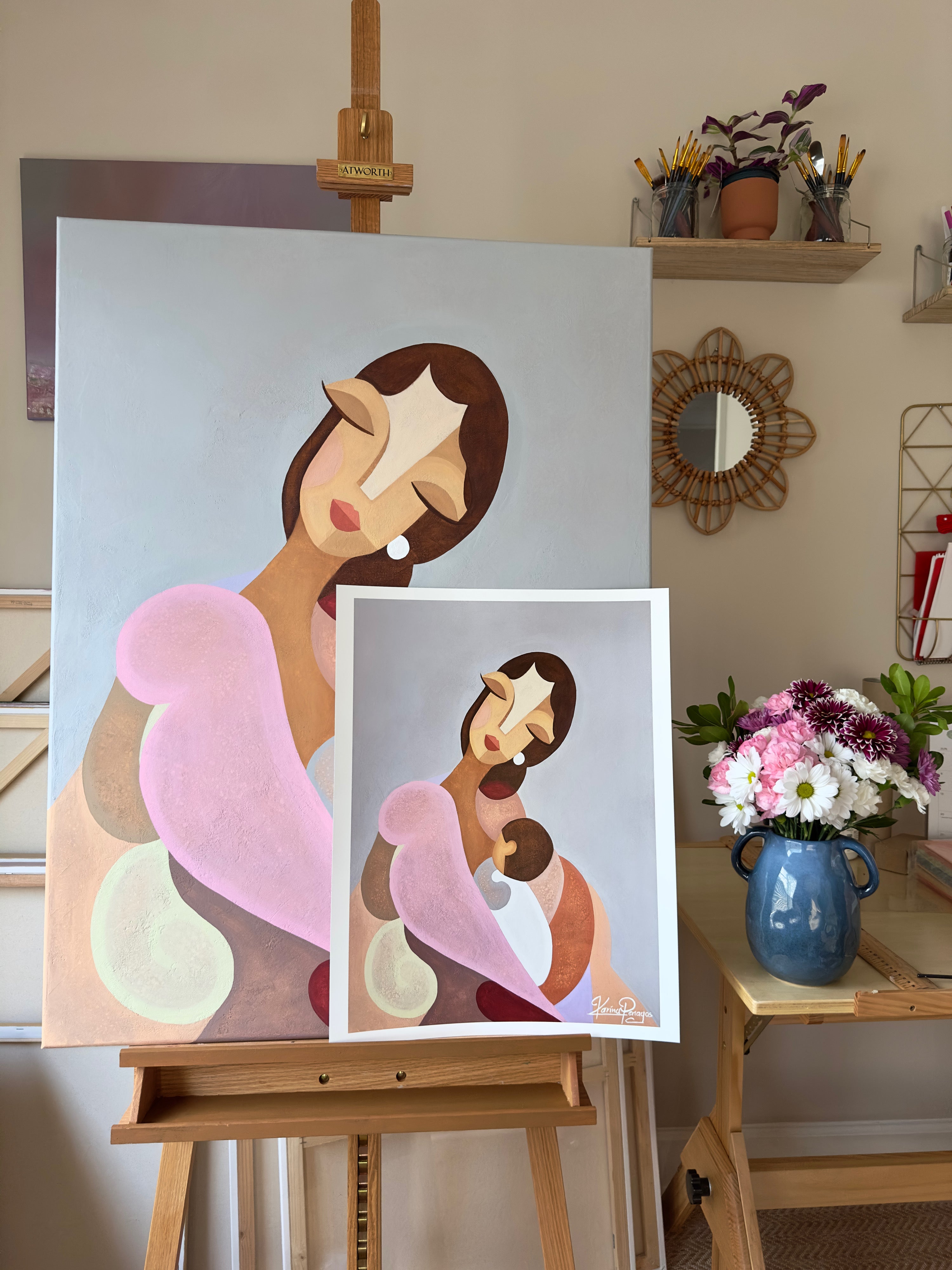 Mother's Heart - Limited Edition Fine Art Print – Karina Penagos Art